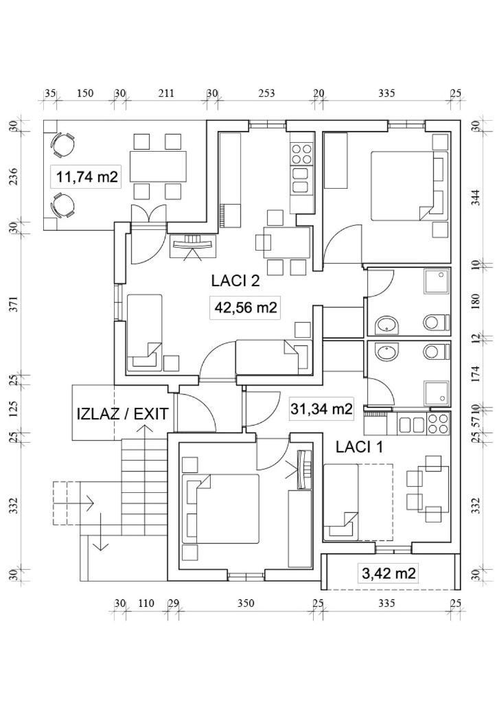 Apartments "Laci" คิร์ก ภายนอก รูปภาพ